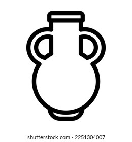 Pitcher Vector Line Icon Design