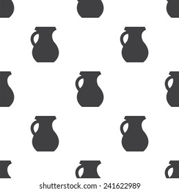 pitcher, vector seamless pattern, Editable can be used for web page backgrounds, pattern fills  