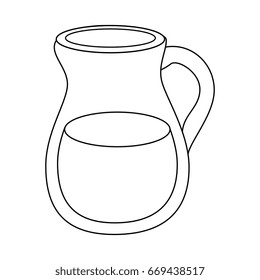 pitcher water icon