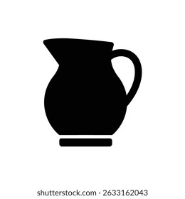 Pitcher with Wide Spout and Short Body Design
