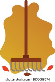 Pitchfork flat style design illustration