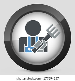 Pitchfork icon
