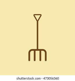 Pitchfork Icon.