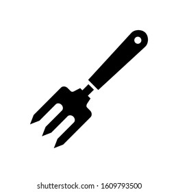 Pitchfork icon design template, vector icon designed in flat style isolated on white background, solid icon vector design, can be used for web, mobile, UI and various needs of your project