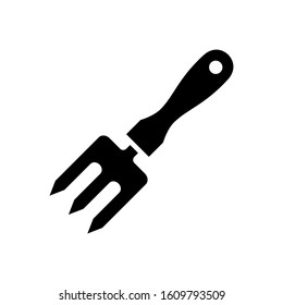 Pitchfork icon design template, vector icon designed in flat style isolated on white background, solid icon vector design, can be used for web, mobile, UI and various needs of your project