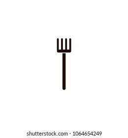 pitchfork icon. flat design