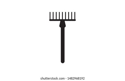 Pitchfork icon in flat style isolated on white background. For your design, logo. Vector illustration.