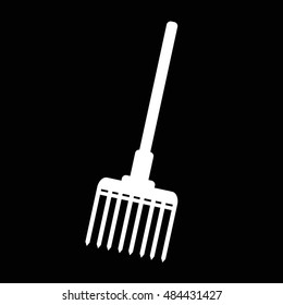 Pitchfork icon illustration design