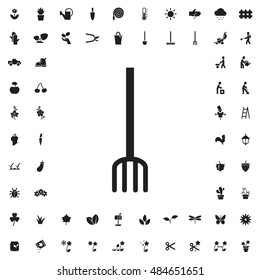 Pitchfork icon illustration isolated vector sign symbol