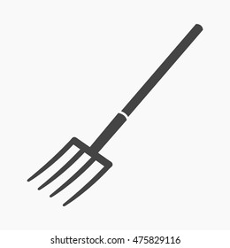 Pitchfork icon of vector illustration for web and mobile