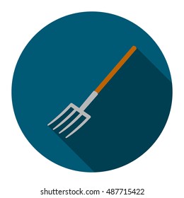 Pitchfork icon of vector illustration for web and mobile