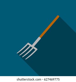 Pitchfork icon of vector illustration for web and mobile