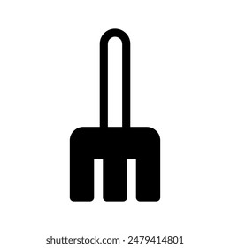 Pitchfork Icon Vector Symbol Design Illustration