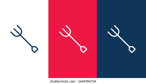 Pitchfork icon for web and mobile