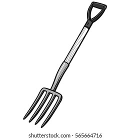 Pitchfork Illustration