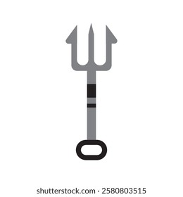 Pitchfork logo icon illustration flat