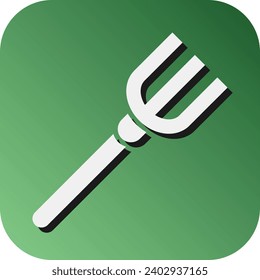 Pitchfork Vector Glyph Gradient Background Icon For Personal And Commercial Use.
