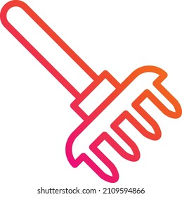 Pitchfork Vector Icon Design Illustration