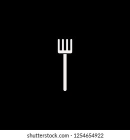 pitchfork vector icon. flat pitchfork design. pitchfork illustration for graphic 