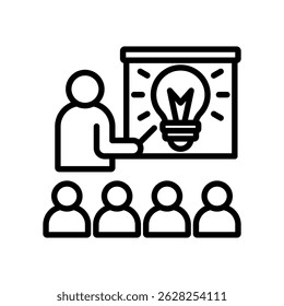 Pitching Vector Lineal Icon On White Background.