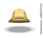 Pith cork hat isolated on white background front view, 3d safari helmet realistic vector clipart.