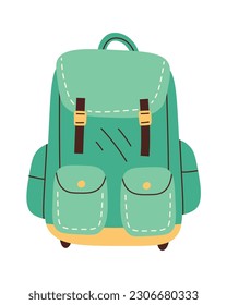 Ilustración vectorial de mochila de senderismo Pithy