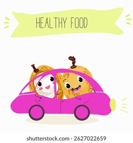 Pitomba fruit cute funny cheerful characters with different poses and emotions. Vector hand drawnvector illistration.