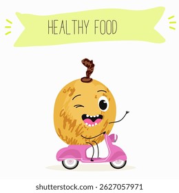 Pitomba fruit cute funny cheerful characters with different poses and emotions. Vector hand drawnvector illistration.