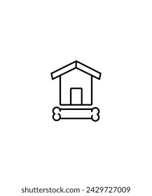 pits house icon, vector best line icon.