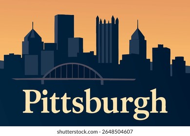 The Pittsburgh skyline rises above the confluence of the city’s three rivers, offering stunning river views framed by the iconic bridges.