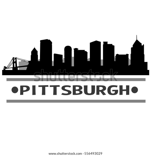 Download Pittsburgh Skyline Silhouette Stock Vector (Royalty Free ...