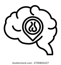 Pituitary Icon Element For Design