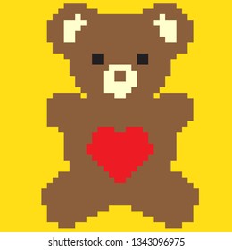 pix art bear