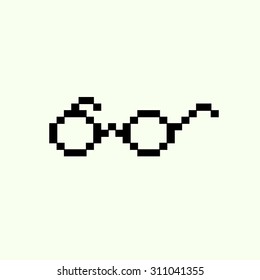 Pix art eyeglasses with black rim