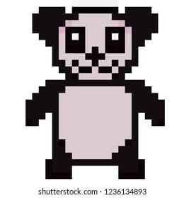 Pixcel vector panda