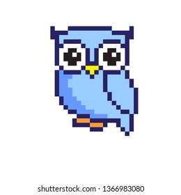 pixek art owl