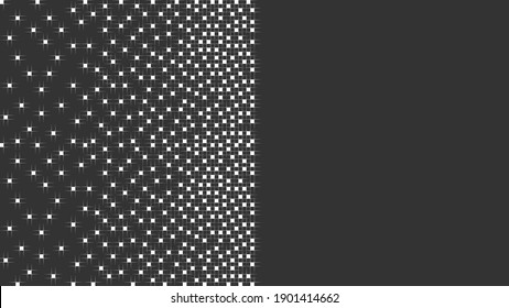 Pixel abstract background. Monochrome. With an indent for the text. Vector illustration.