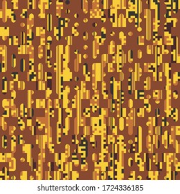 Gráficas de fondo mosaico abstracto de píxeles Elementos de diseño Ilustración de vectores