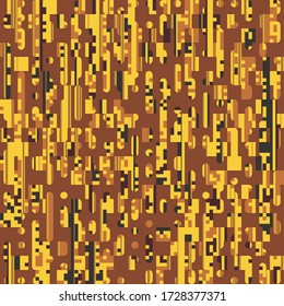 Gráficas de fondo mosaico abstracto de píxeles Elementos de diseño Ilustración de vectores