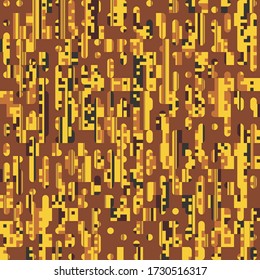 Gráficas de fondo mosaico abstracto de píxeles Elementos de diseño Ilustración de vectores