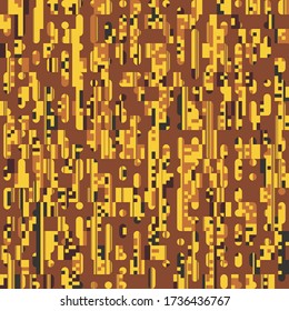 Gráficas de fondo mosaico abstracto de píxeles Elementos de diseño Ilustración de vectores