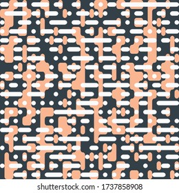 Pixel Abstract Mosaic Background Squares Design Elements Pattern Vector illustration