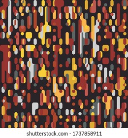 Pixel Abstract Mosaic Background Squares Design Elements Pattern Vector illustration