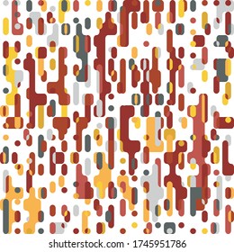 Pixel Abstract Mosaic Background Squares Design Elements Pattern Vector illustration