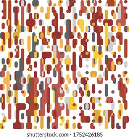 Pixel Abstract Mosaic Background Squares Design Elements Pattern Vector illustration