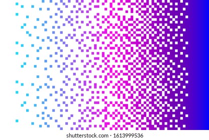 Pixel abstract mosaic background, vaporwave, retro cover design. Vector illustration for website, card, poster