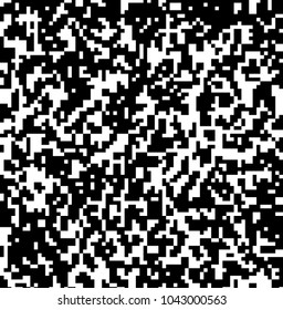 Pixel Abstract Mosaic Design Texture. Monochromatic Abstract Background. Vector Illustration