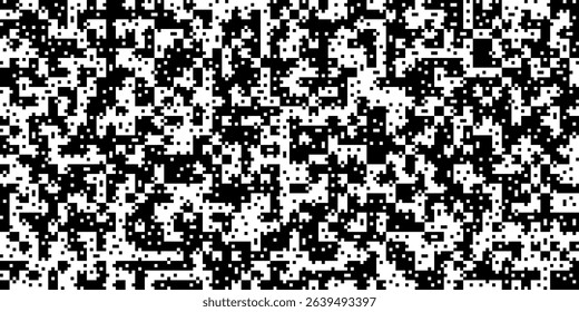 Pixel abstract mosaic design texture for a monochromatic abstract background vector illustration.