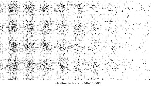 Pixel Abstract Mosaic Gradient Design Background. Monochromatic Abstract Background. Vector Illustration.