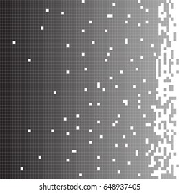 Pixel abstract pattern background. Vector.